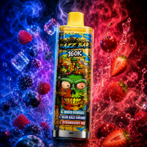 Razz Bar 160K Mixed Berries, Blue Razz Cherry & Strawberry Ice