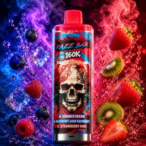 Razz Bar 160K Summer Dream, Blueberry Sour Raspberry & Strawberry Kiwi