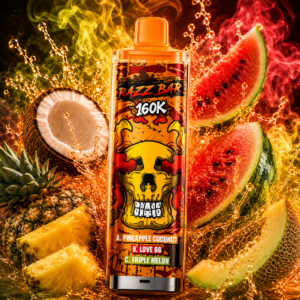 Razz Bar 160K Pineapple Coconut, Love 66 & Triple Melon